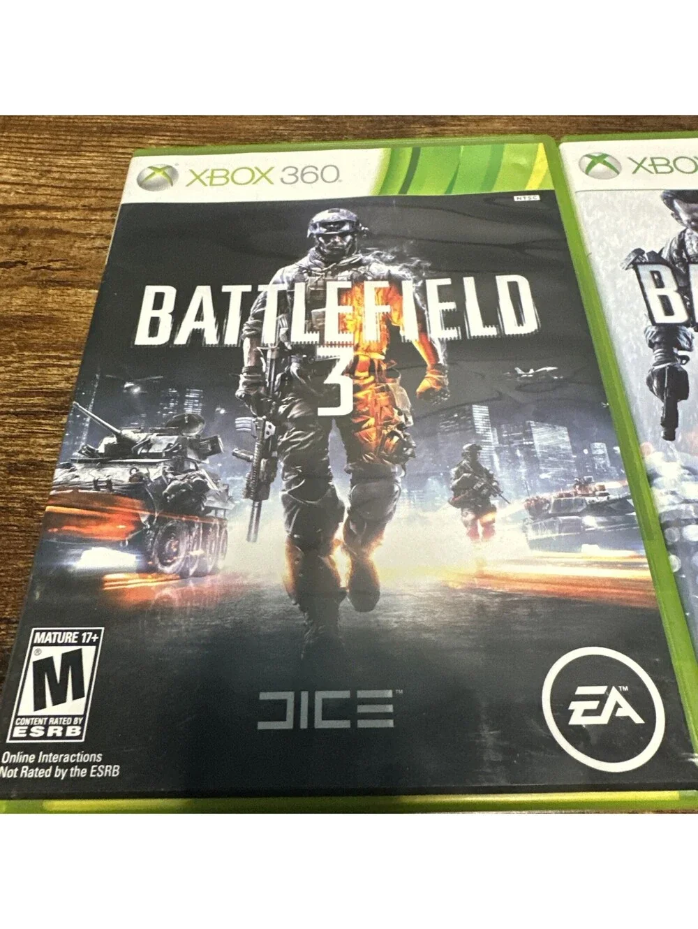 BATTLEFIELD 3 and 4 Xbox 360 COMPLETE ALL 4 discs and manuals